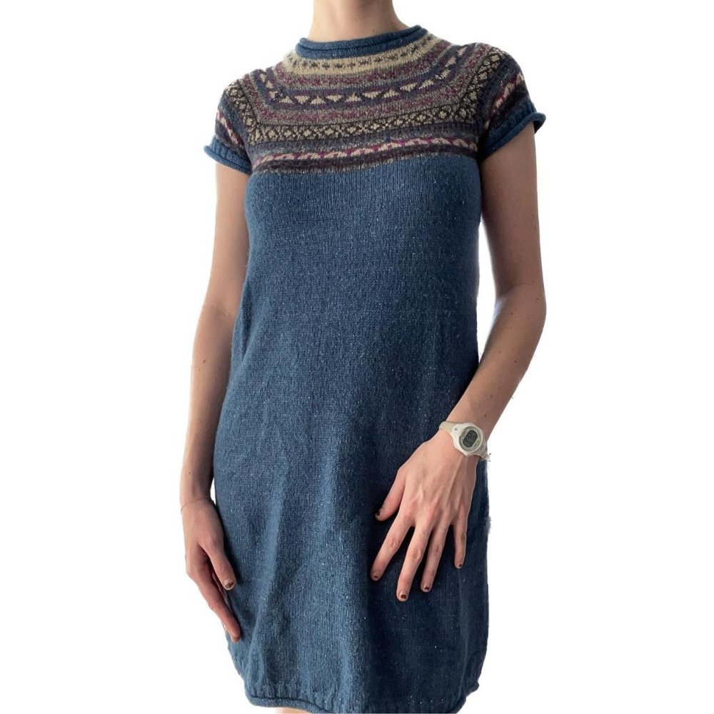 vintage italian benetton sweater dress!